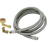 Universal Stainless Steel 6' Braided Dishwasher Installation Kit - 41045