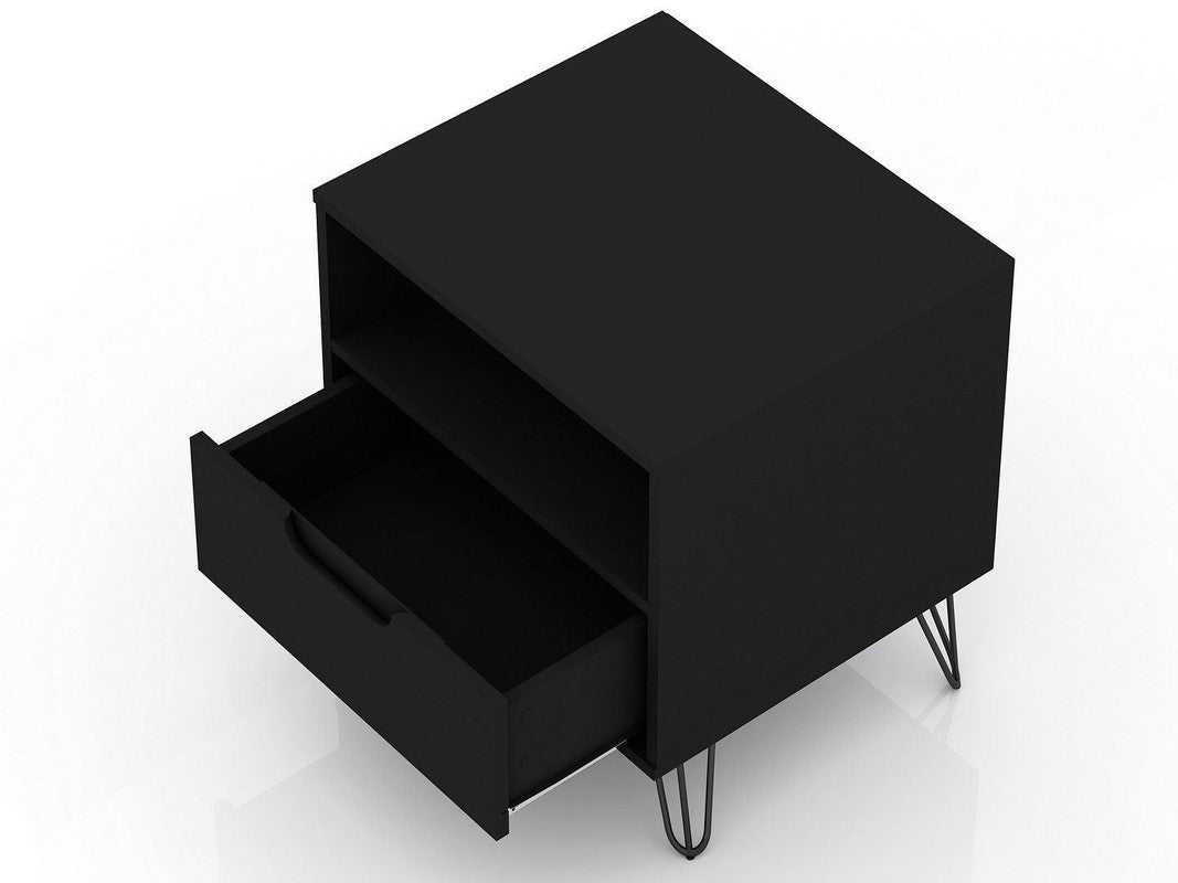 Nuuk I Night Table - Black