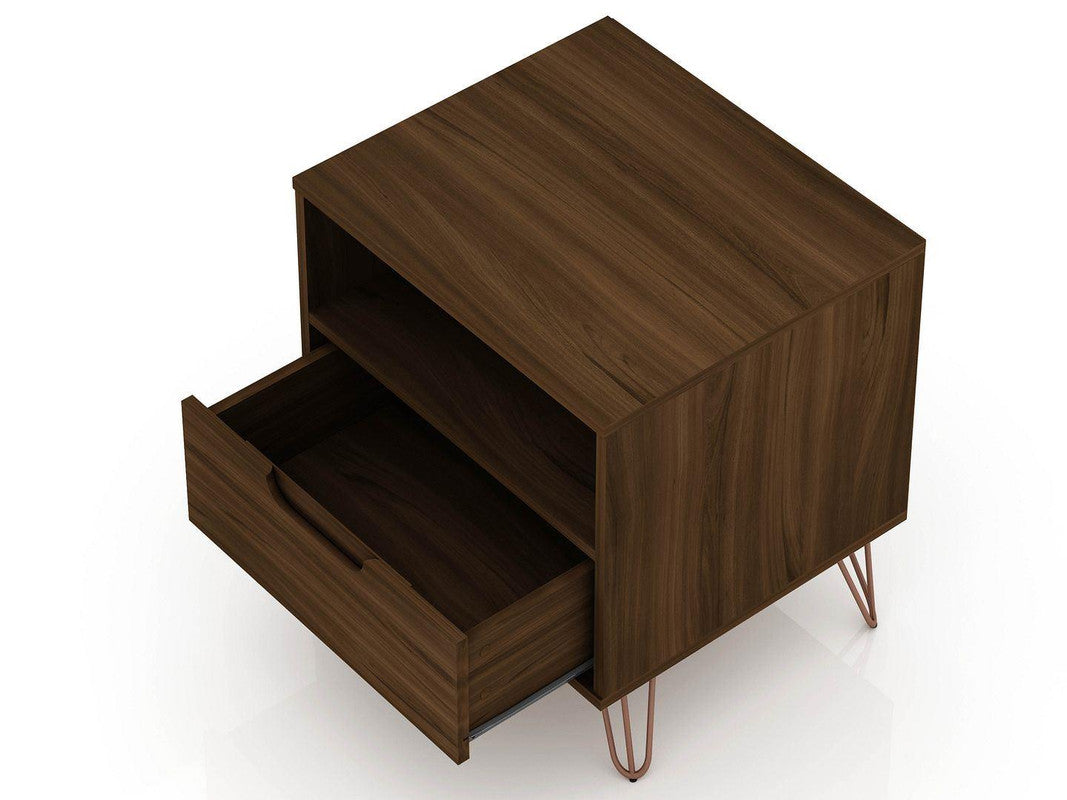 Nuuk I Night Table - Brown