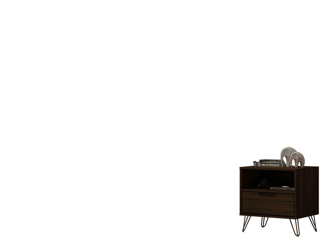 Nuuk I Night Table - Brown