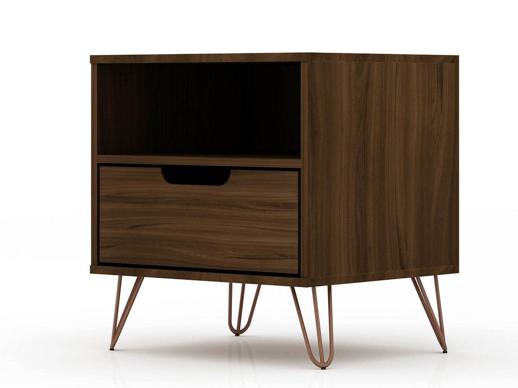 Nuuk I Night Table - Brown
