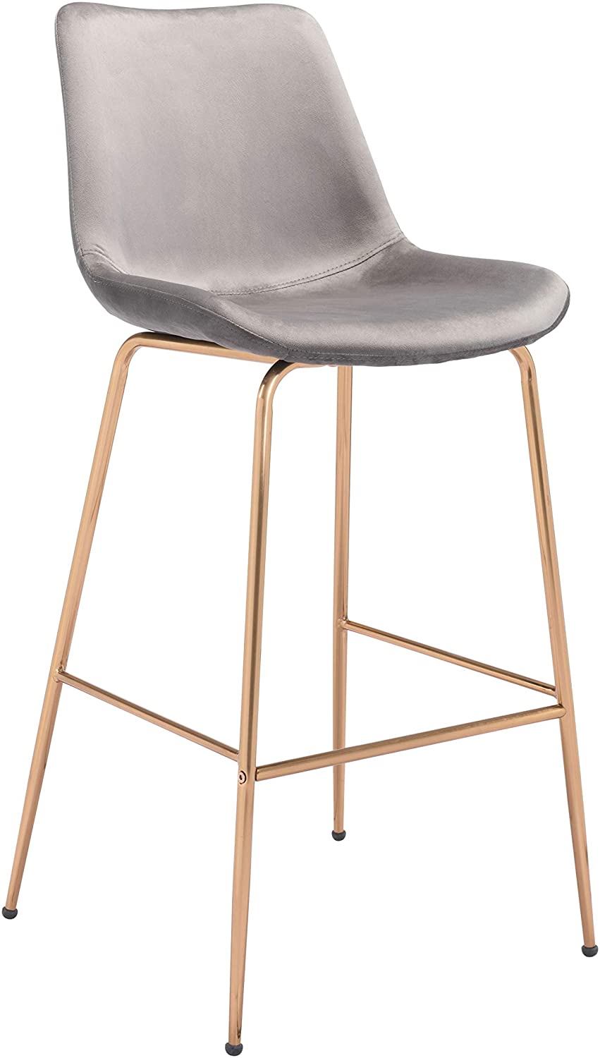 Billinton Bar Chair - Grey/Gold
