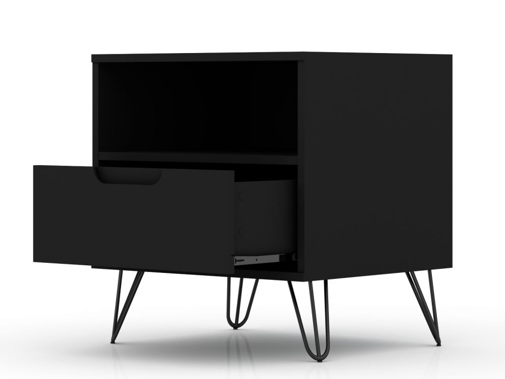 Nuuk I Night Table - Black