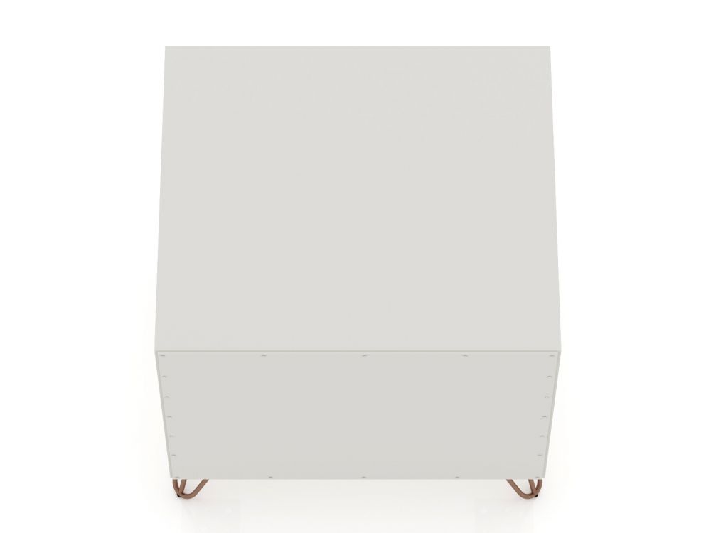 Nuuk I Night Table - Off White/Nature