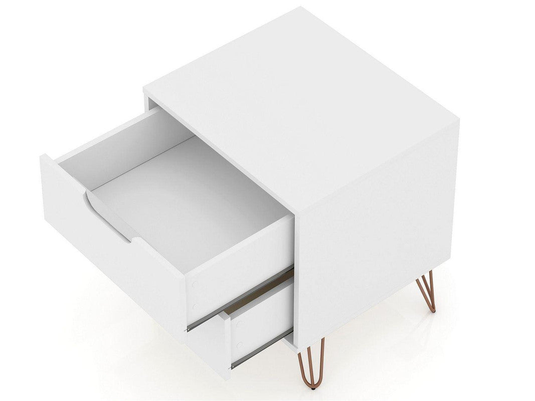 Nuuk II Night Table - White