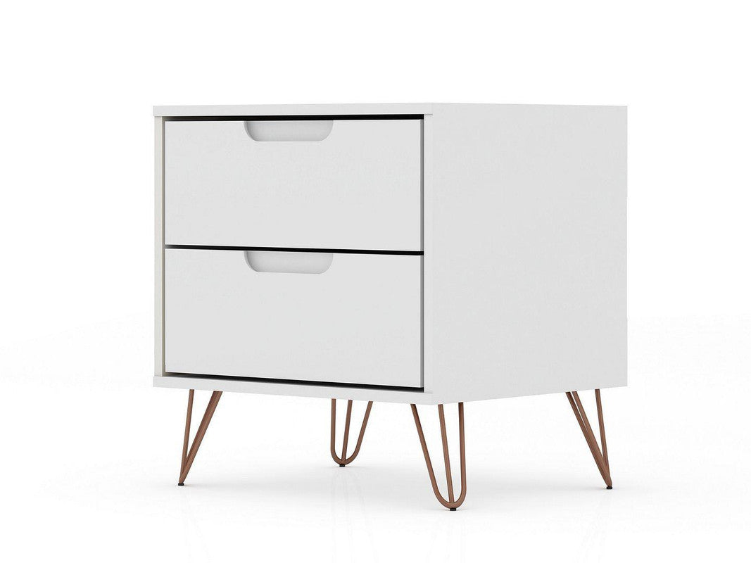 Nuuk II Night Table - White