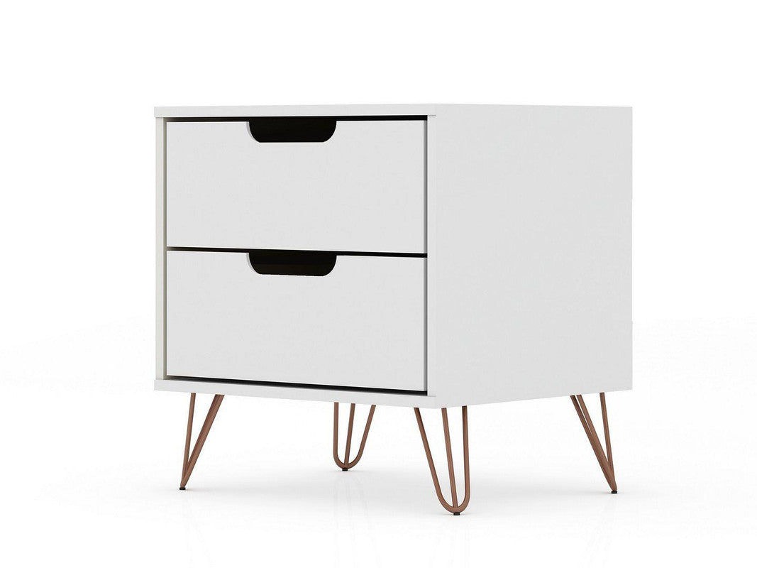 Nuuk II Night Table - White