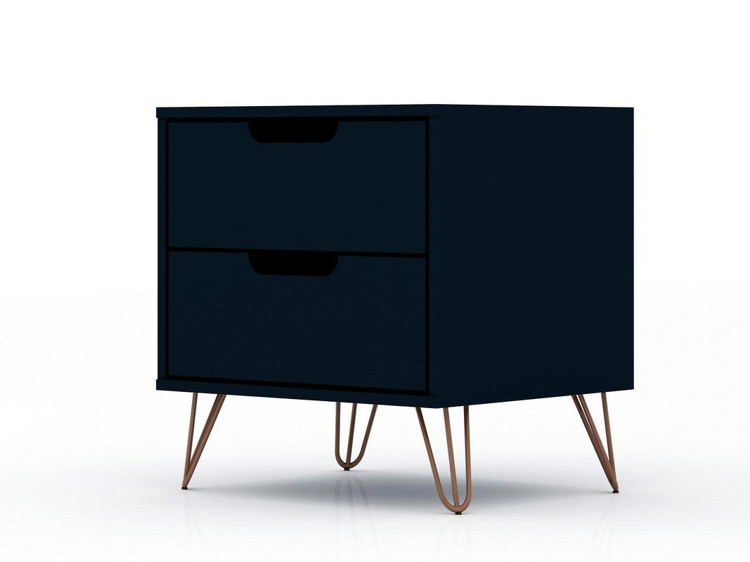 Nuuk II Night Table - Midnight Blue