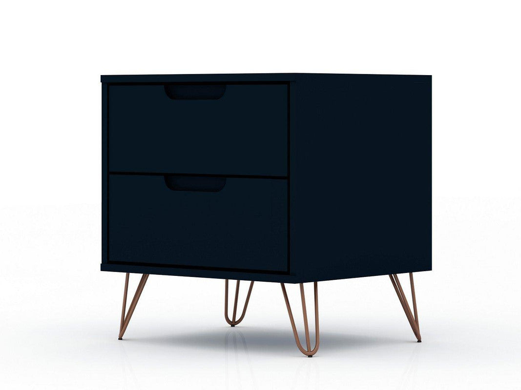 Nuuk II Night Table - Midnight Blue