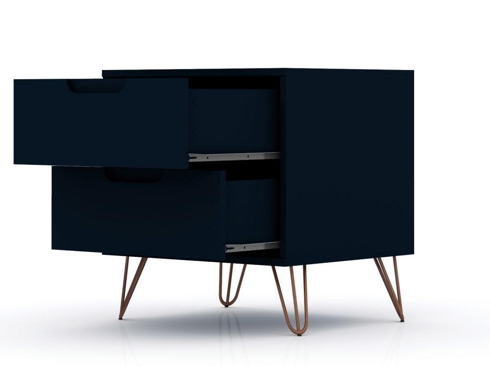 Nuuk II Night Table - Midnight Blue