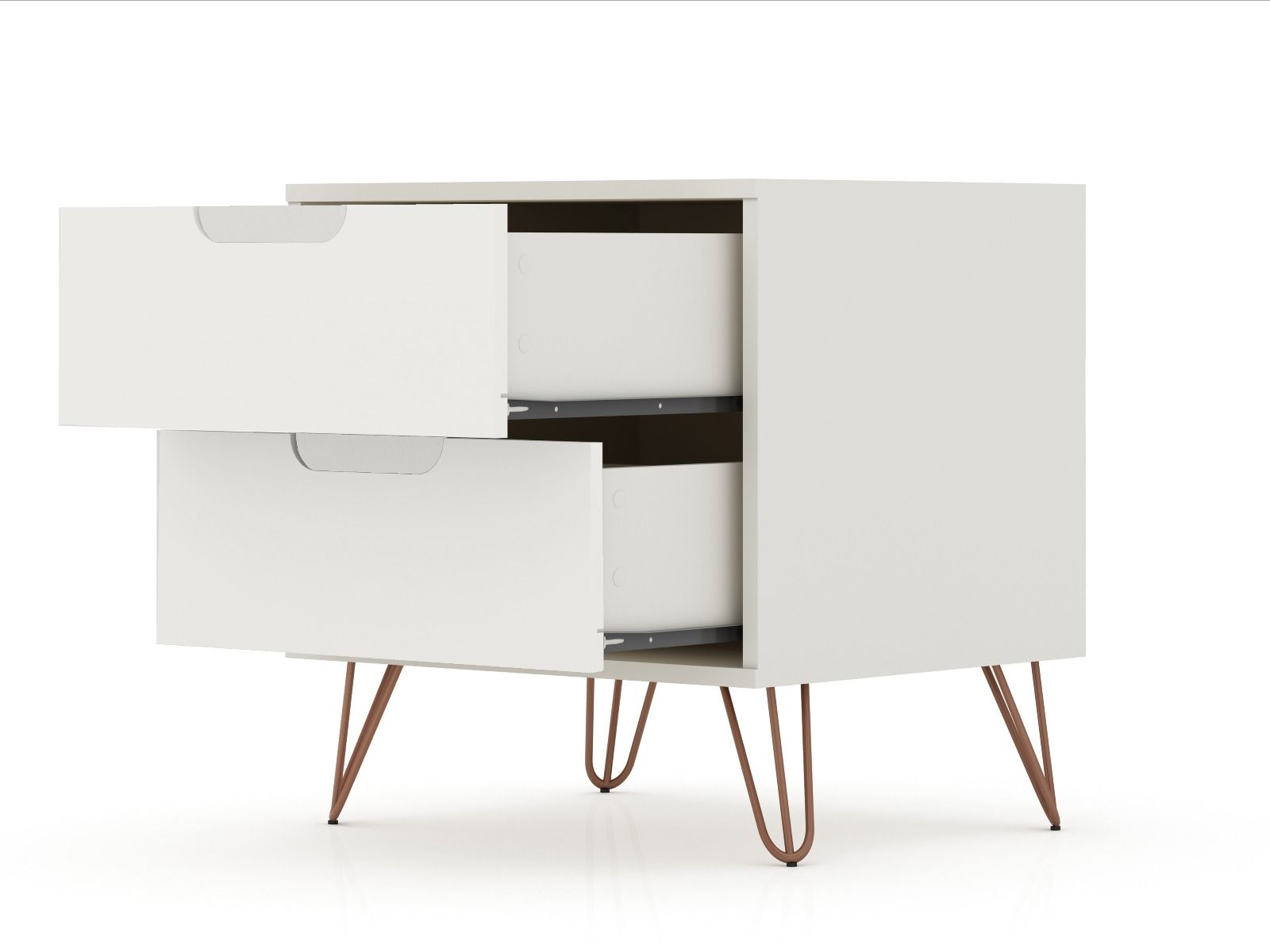Nuuk II Night Table - Off White
