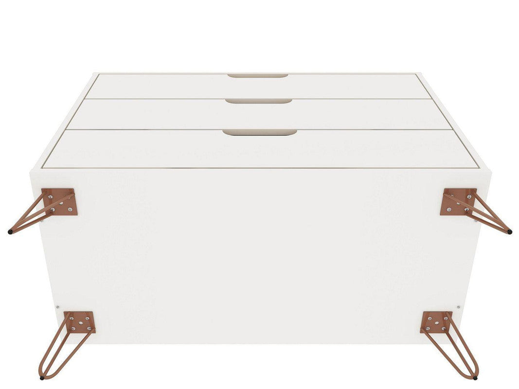 Nuuk 3-Drawer Dresser - White