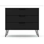 Nuuk 3-Drawer Dresser - Black