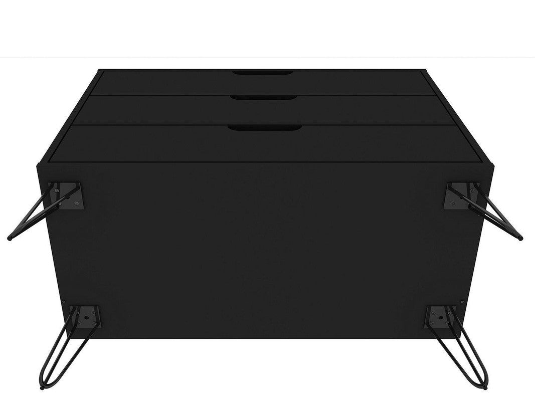 Nuuk 3-Drawer Dresser - Black
