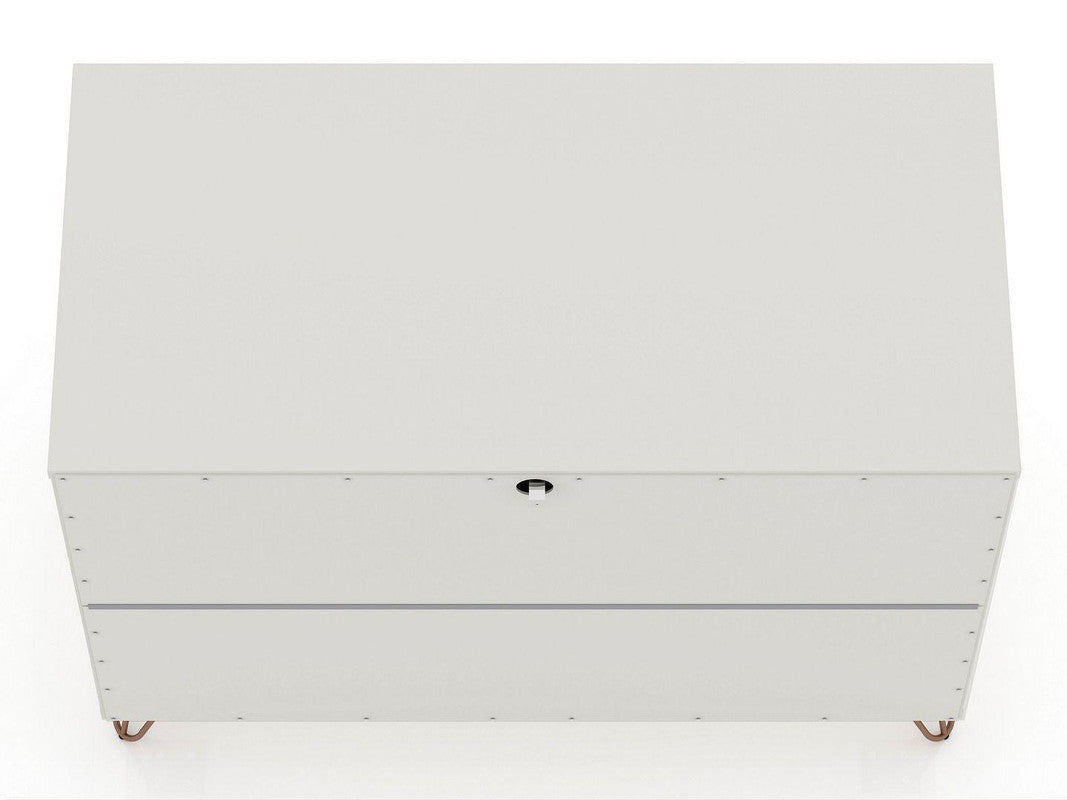 Nuuk 3-Drawer Dresser - Off White/Nature