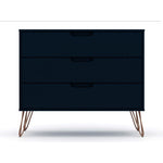 Nuuk 3-Drawer Dresser - Midnight Blue