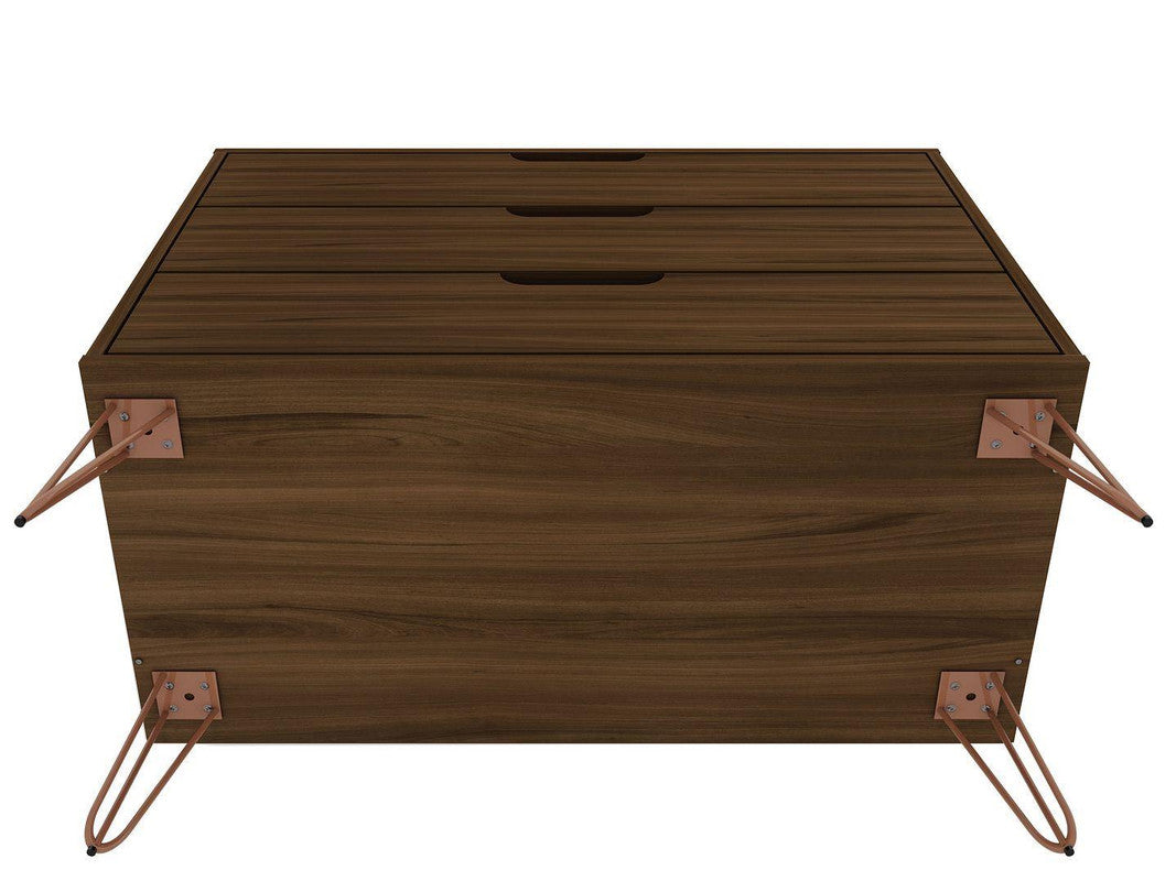 Nuuk 3-Drawer Dresser - Brown
