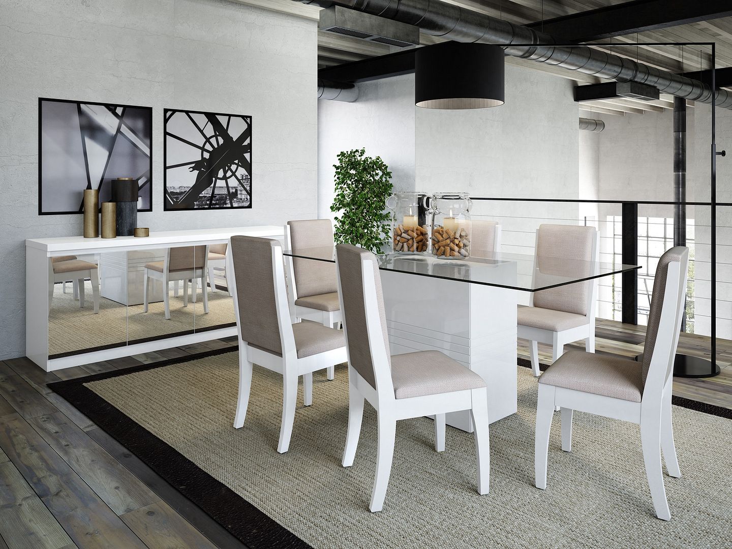Brylle II Sideboard - White Gloss