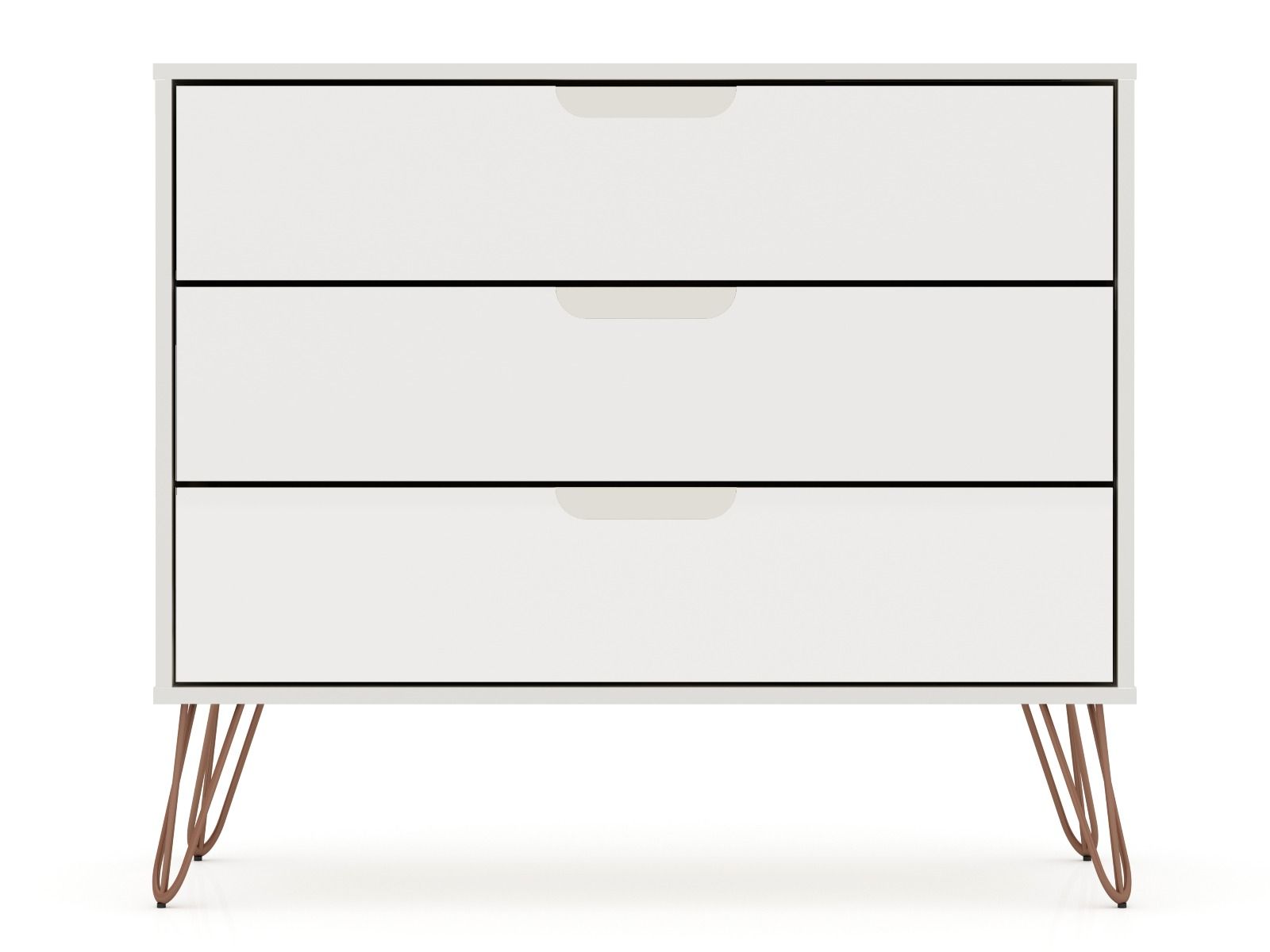 Nuuk 3-Drawer Dresser - Off White