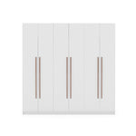 Radfeld 6-Door Wardrobe - White