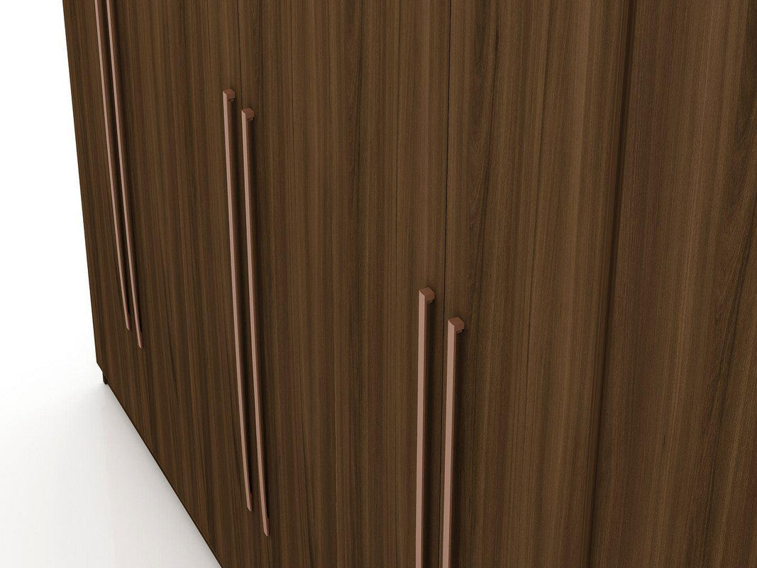 Radfeld 6-Door Wardrobe - Brown