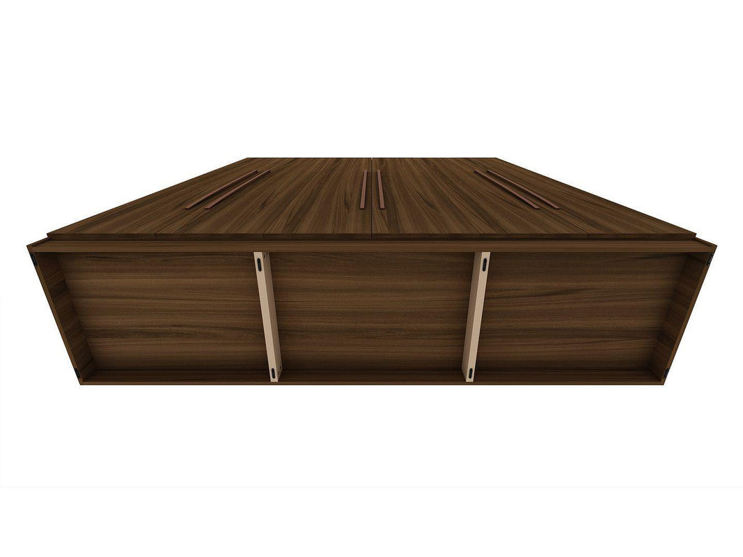 Radfeld 6-Door Wardrobe - Brown