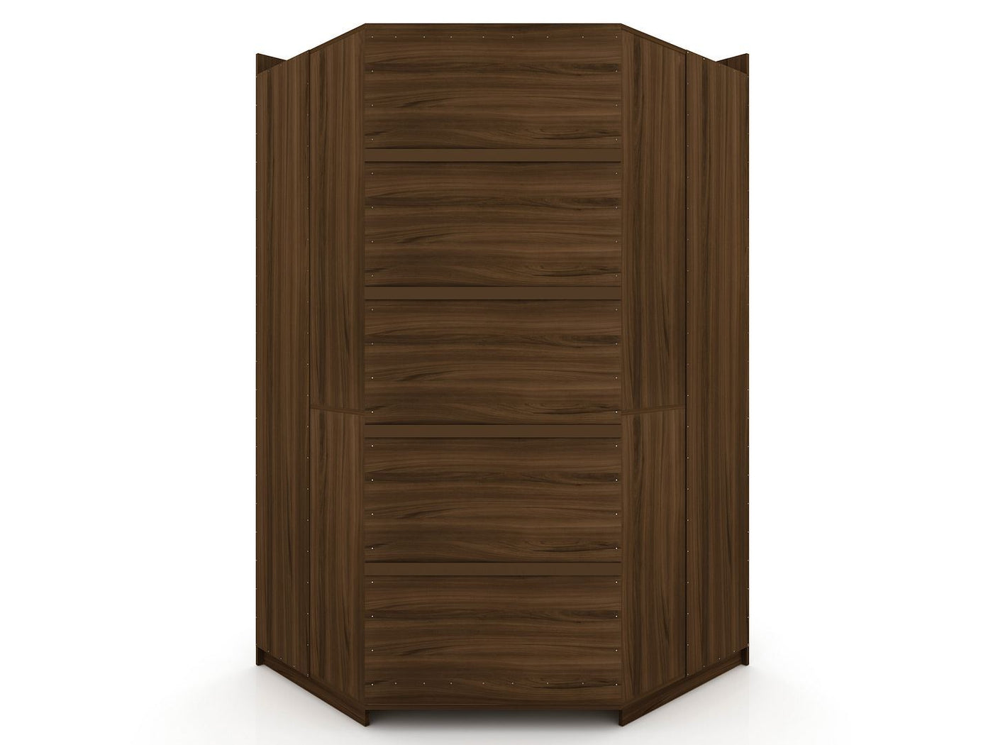 Oulu Open Corner Wardrobe - Brown