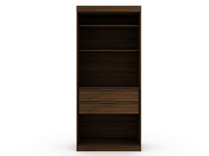 Oulu Open Sectional Wardrobe - Brown