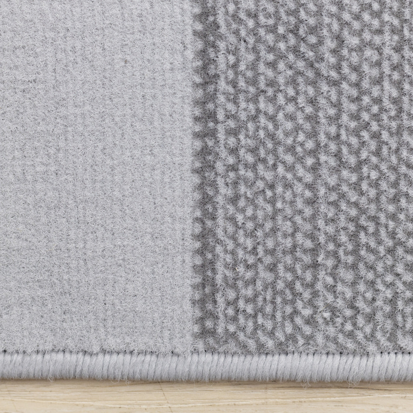 Functional Contemporary Area Rug - Grey - 5' X 8'