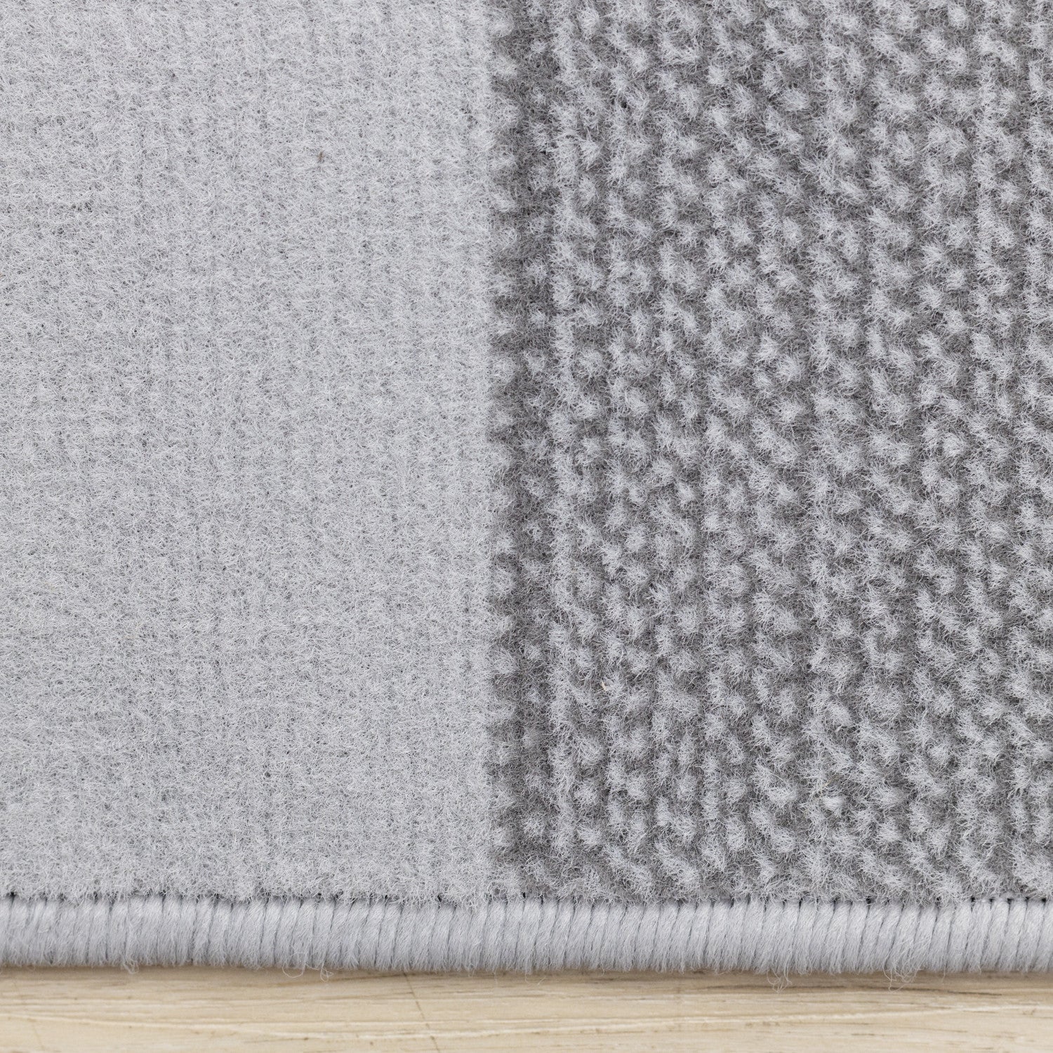 Functional Contemporary Area Rug - Grey - 5' X 8'