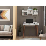 Applesham Compact Office Desk - White