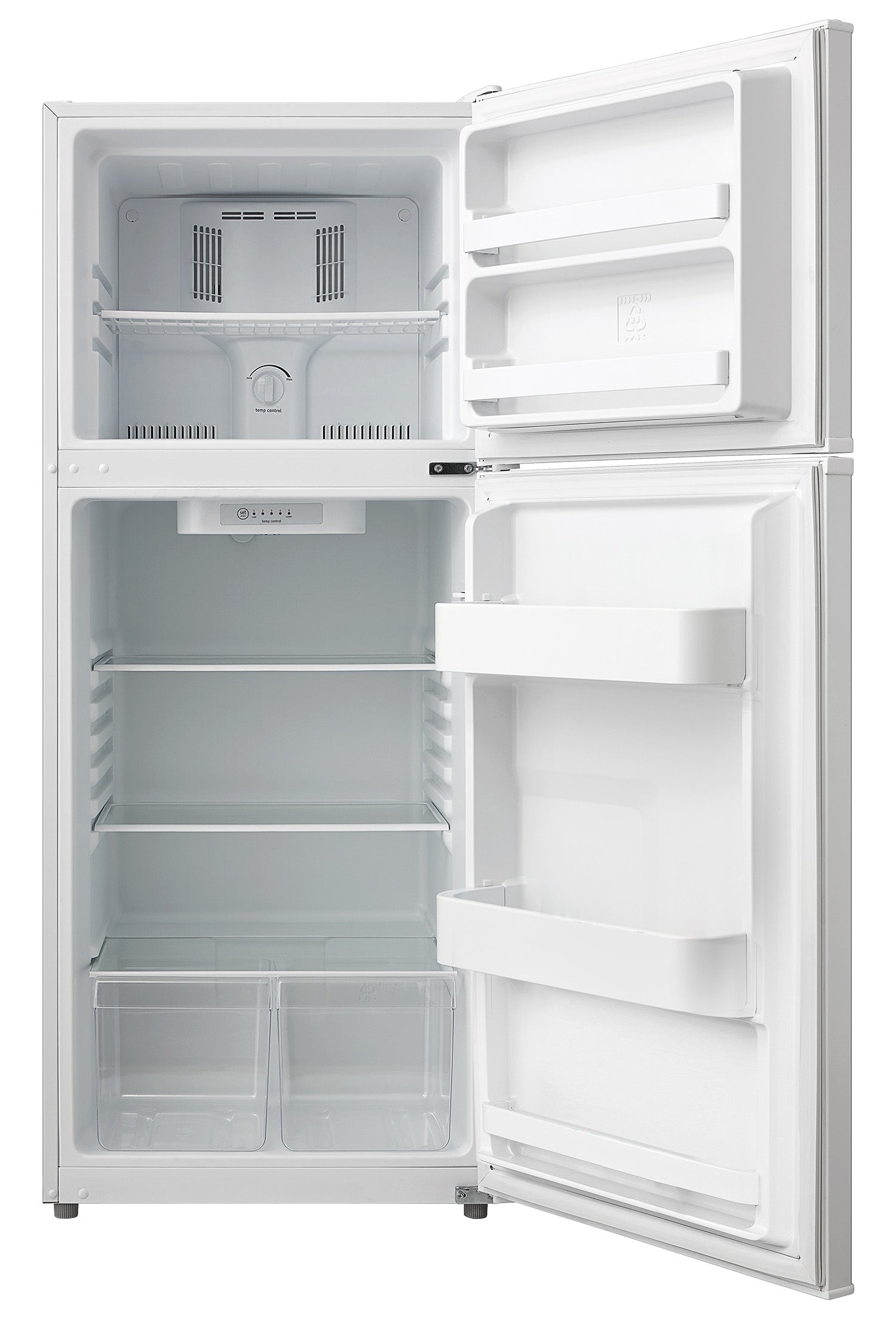L2 White Top-Freezer Refrigerator (11.5 Cu. Ft) - LRT12B2AWW