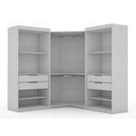 Oulu 3-Piece Sectional Corner Wardrobe - White