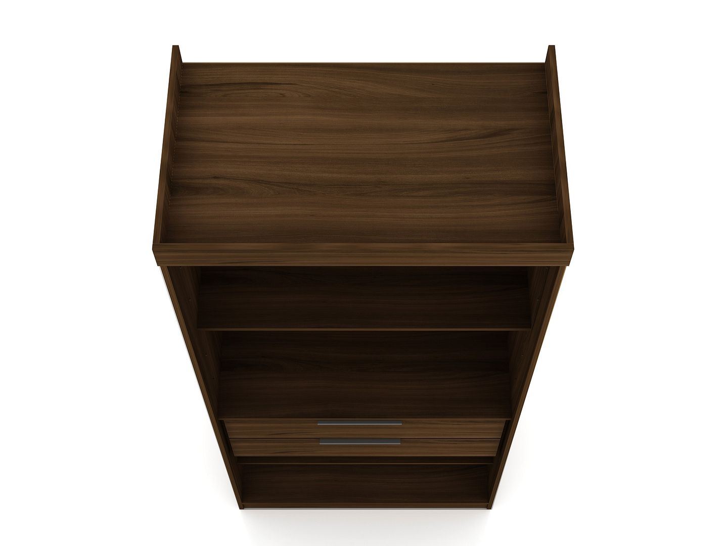 Oulu 2-Piece Open Sectional Wardrobe - Brown