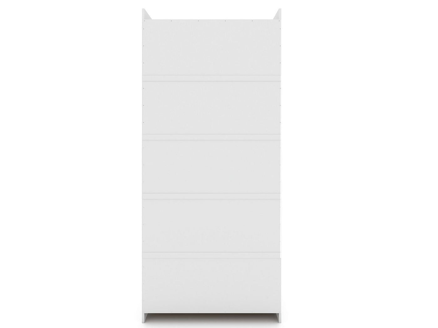 Oulu 3-Piece Open Sectional Wardrobe - White
