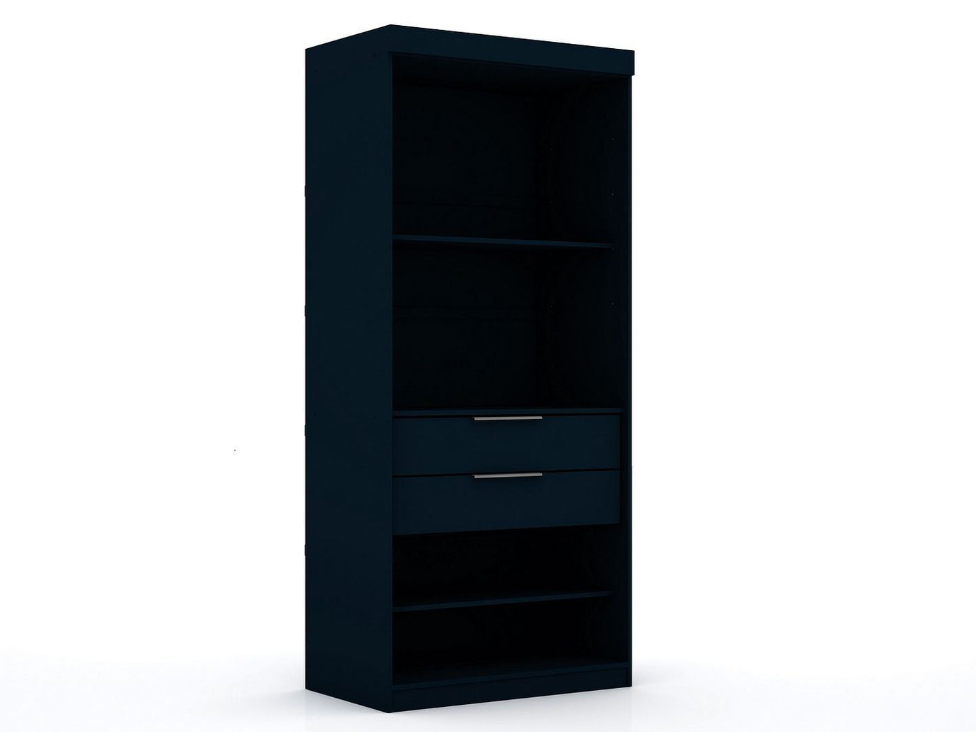Oulu 3-Piece Open Sectional Wardrobe - Midnight Blue