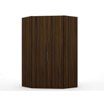 Oulu Corner Wardrobe - Brown