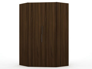 Oulu Corner Wardrobe - Brown