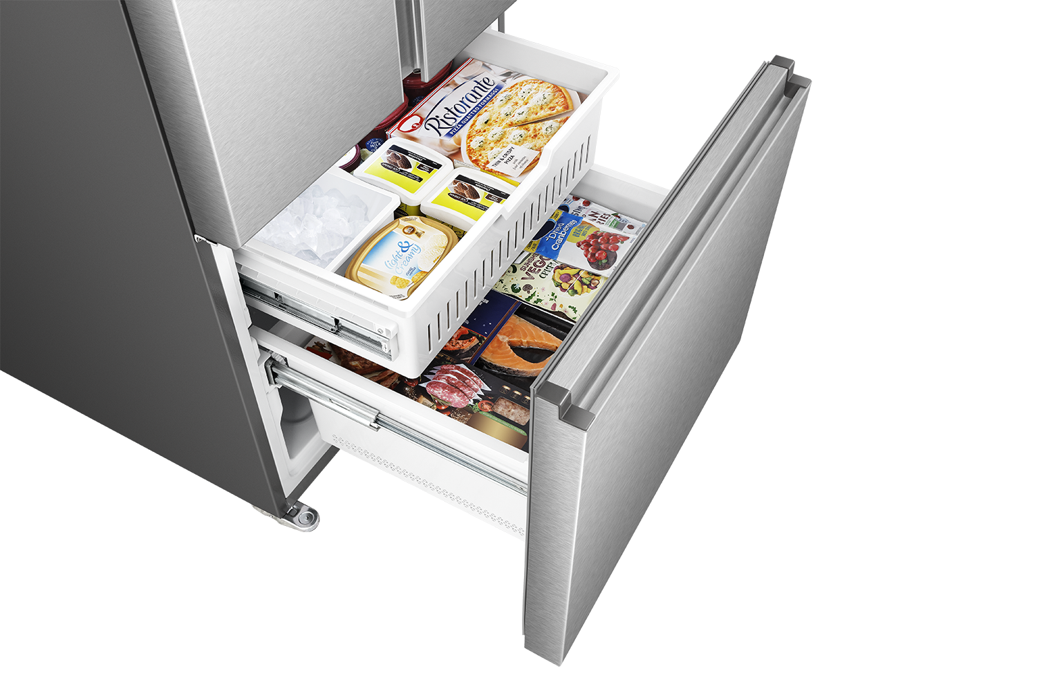 Hisense Stainless Steel French Door Refrigerator (22.1 Cu. Ft.) - RF22B3FSE