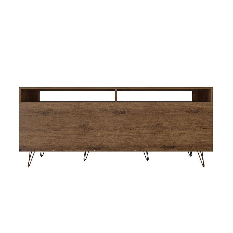 Nuuk TV Stand - Nature/Textured Grey