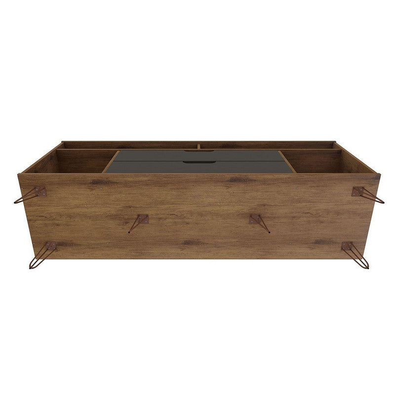 Nuuk TV Stand - Nature/Textured Grey