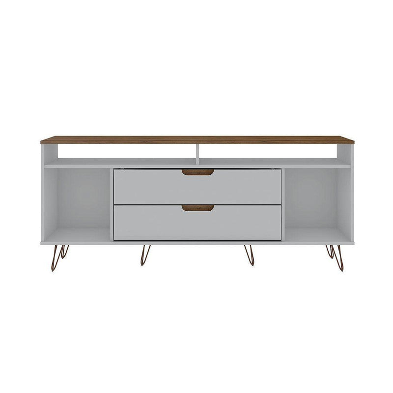 Nuuk TV Stand - Off White/Nature