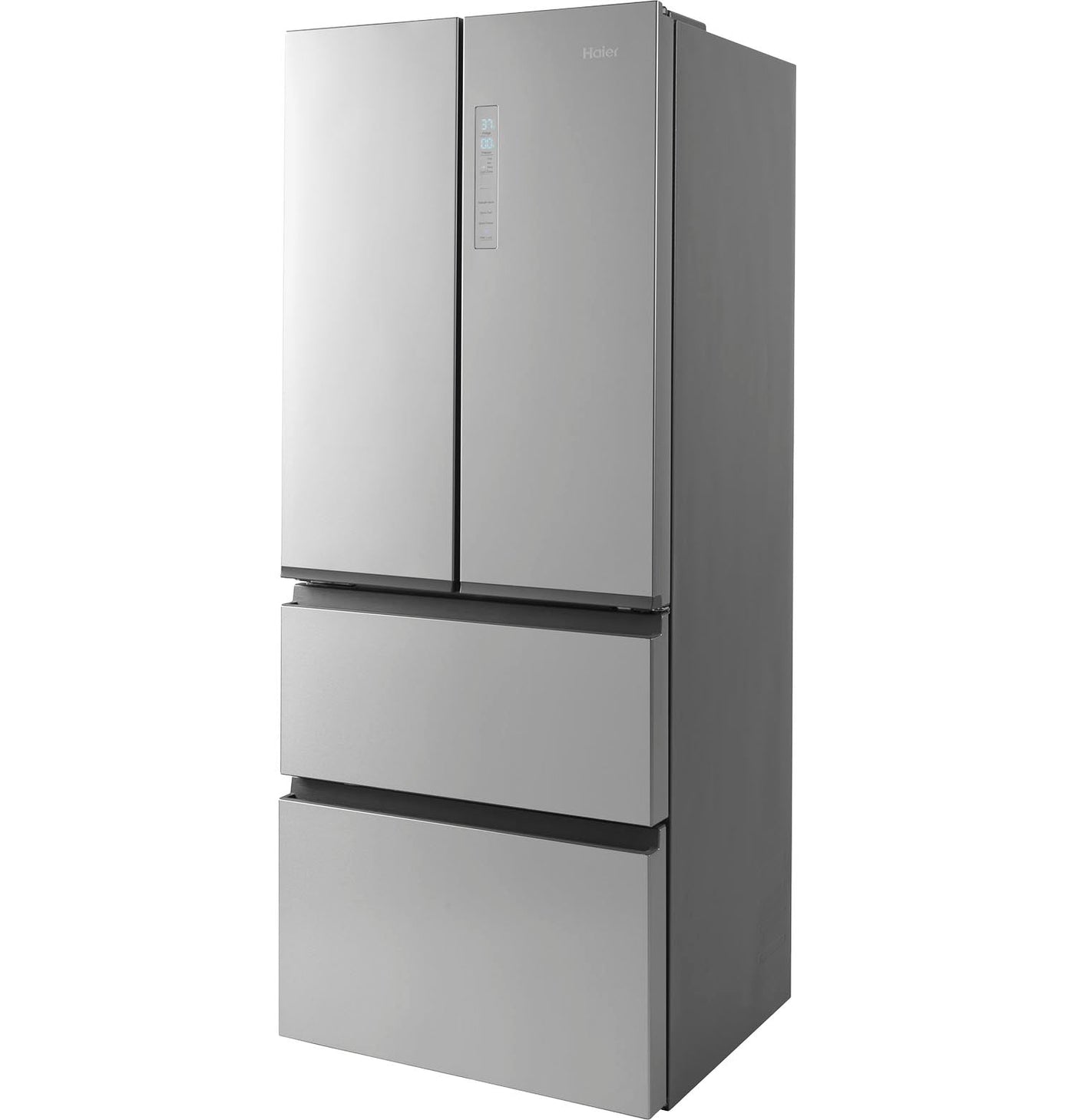 Haier Fingerprint Resistant Stainless Steel 4-Door French-Door Refrigerator (14.5 cu ft)- QJS15HYRFS