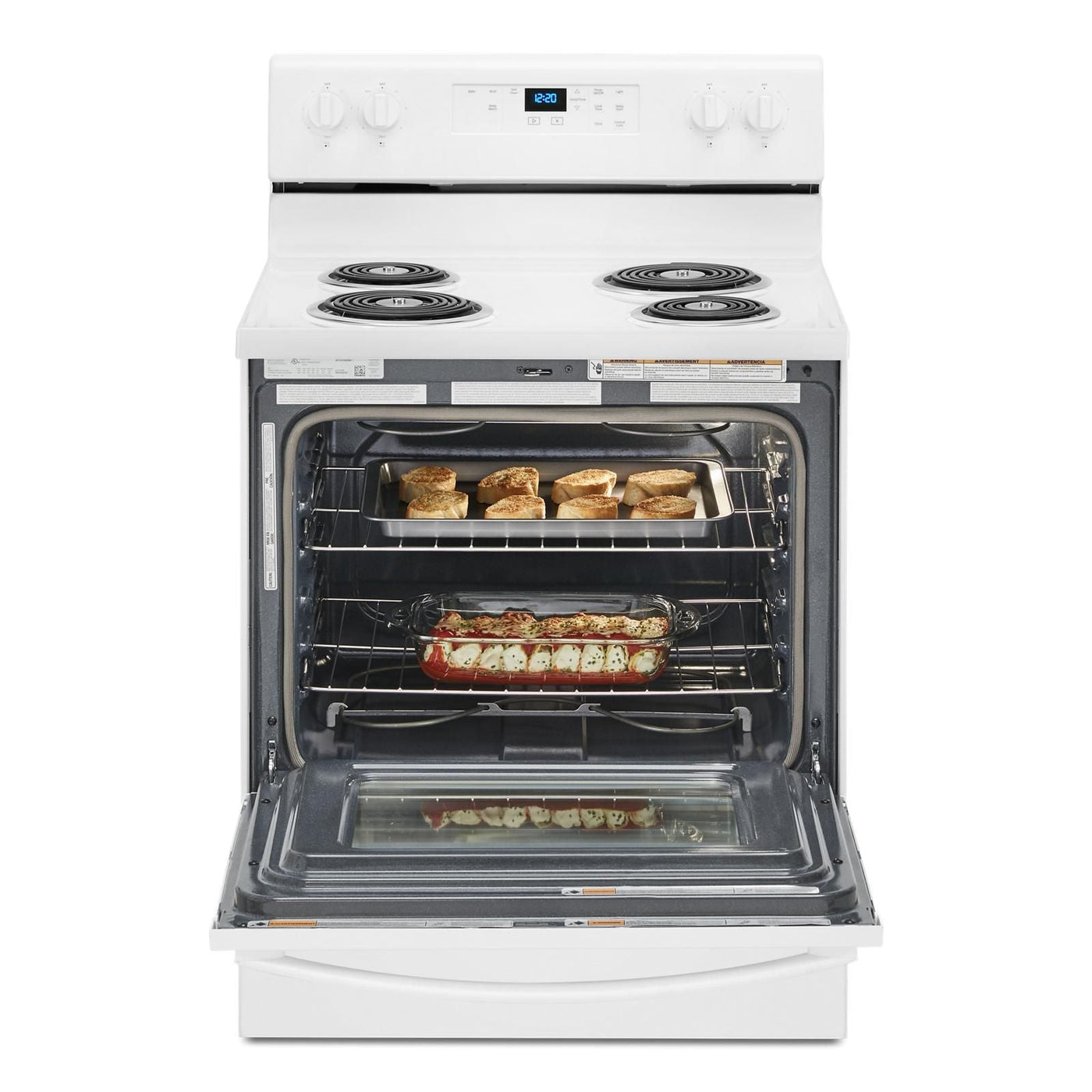 Whirlpool White Freestanding Electric Range (4.8 Cu. Ft.) - YWFC315S0JW