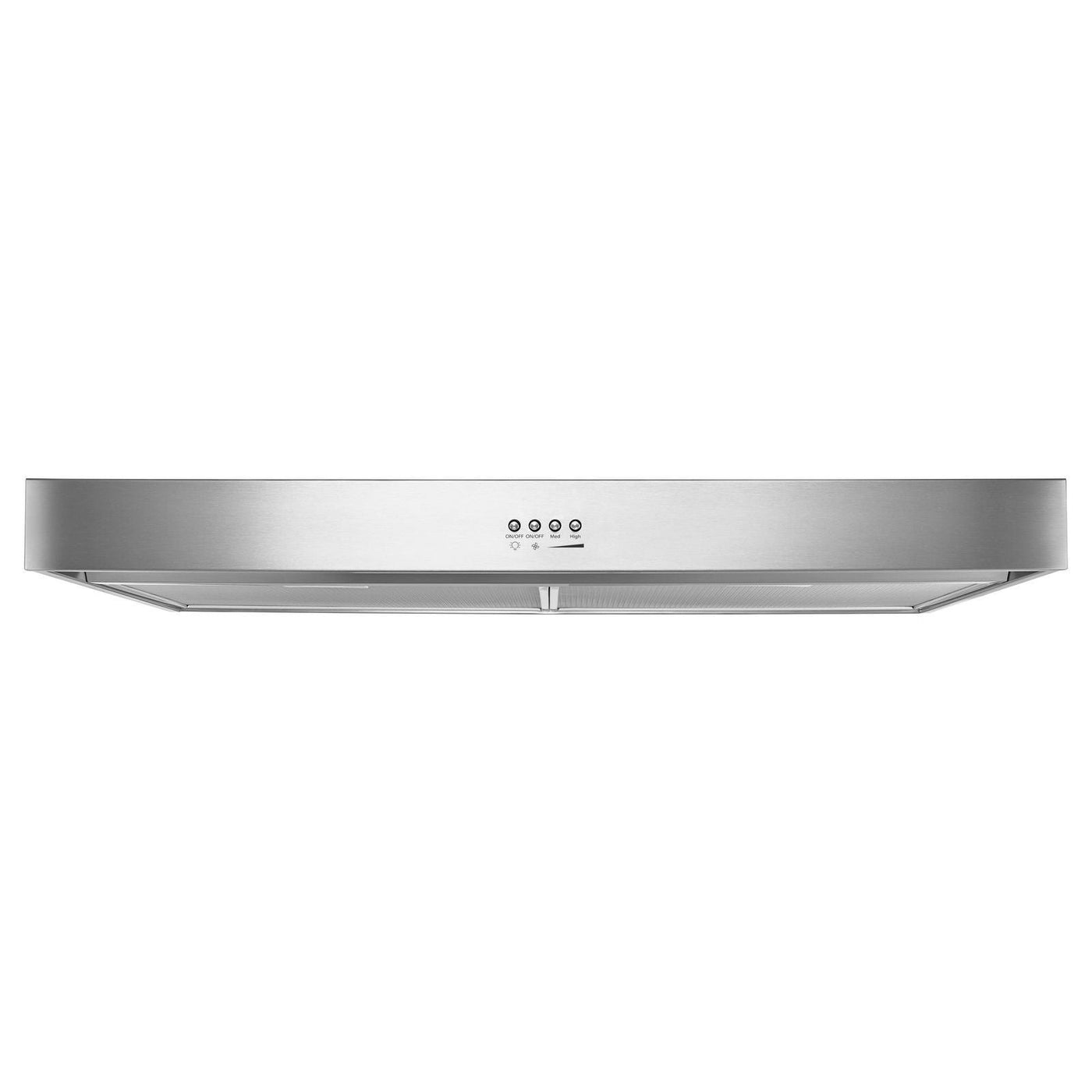 Whirlpool Stainless Steel 24" Under-the-Cabinet Range Hood with Dishwasher-Safe Full-Width Grease Filters - WVU37UC4FS