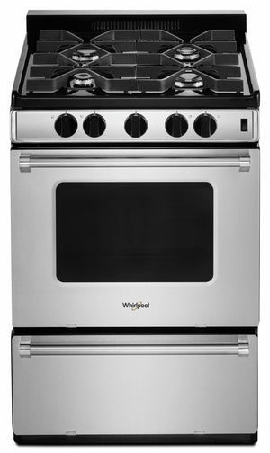 Whirlpool Cuisinière au gaz 2,96 pi³ inox WFG500M4HS