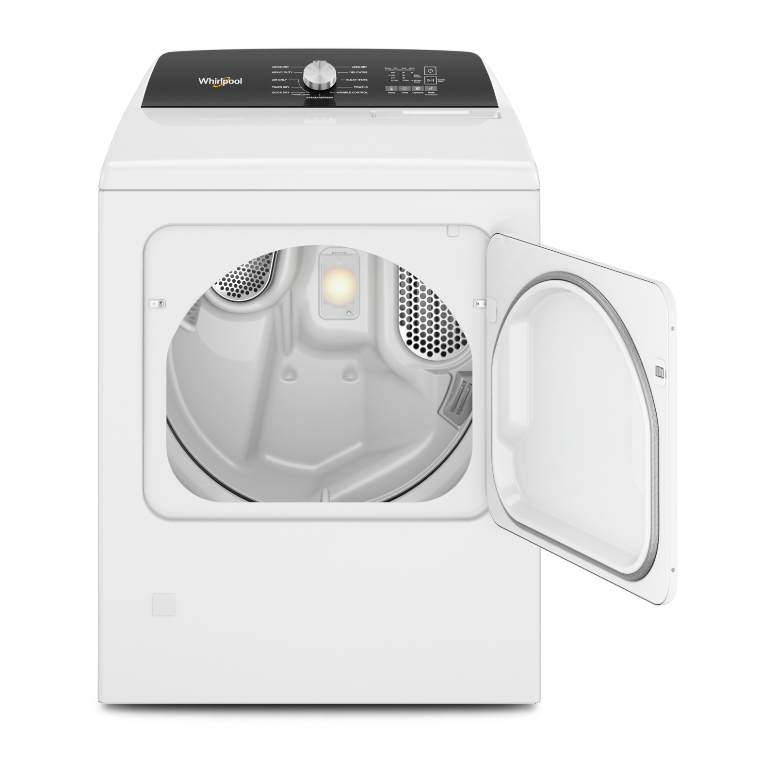 Whirlpool White Front Load Steam Gas Dryer with Moisture Sensing (7.0 Cu.Ft) - WGD5050LW