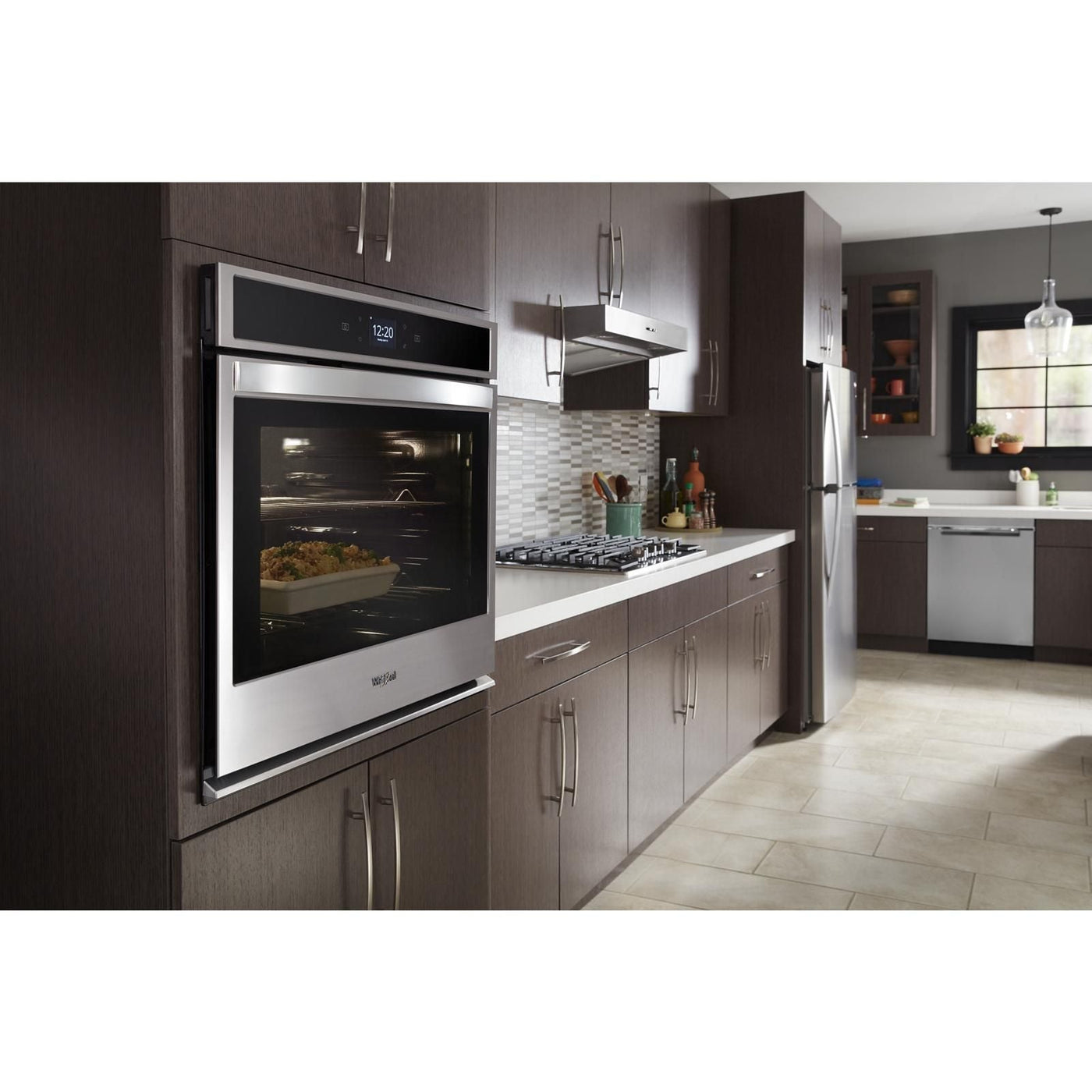 Whirlpool Stainless Steel Smart Electric Single Wall Oven (4.3 Cu. Ft.) - WOS51EC7HS