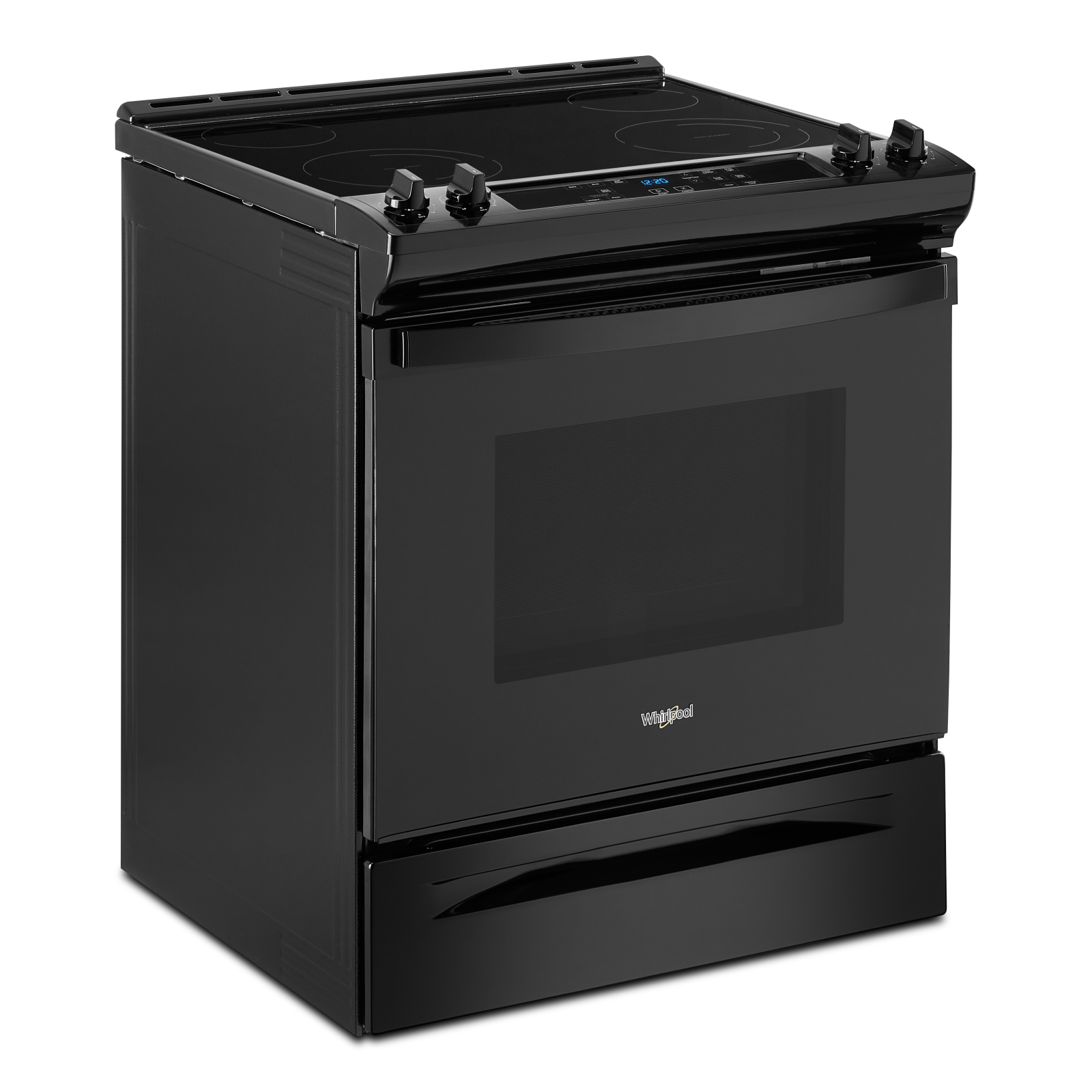 Whirlpool Black Electric Range with Frozen Bake Technology (4.8 Cu.Ft) - YWEE515S0LB