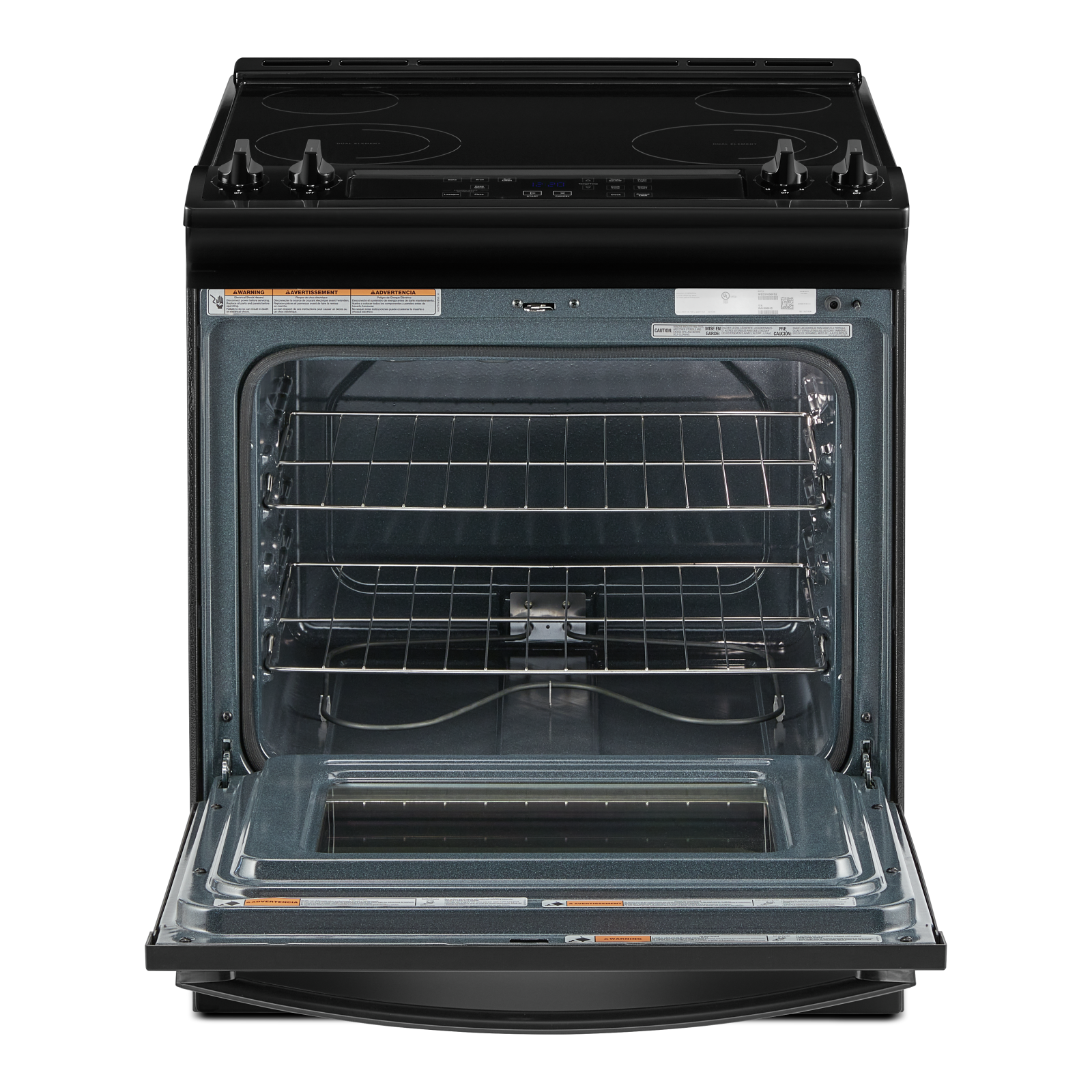 Whirlpool Black Electric Range with Frozen Bake Technology (4.8 Cu.Ft) - YWEE515S0LB